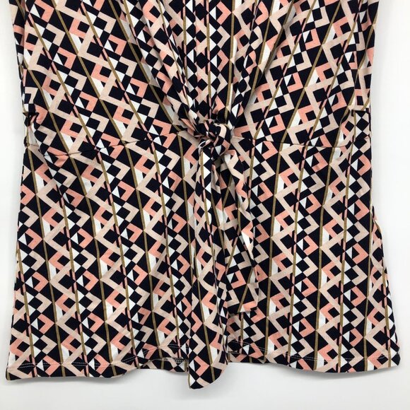 NWT Betty Barclay Pink Sleeveless Blouse with Geometric Print - Picture 7 of 16